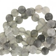 Natural stone beads round 8mm matte Magic crystal